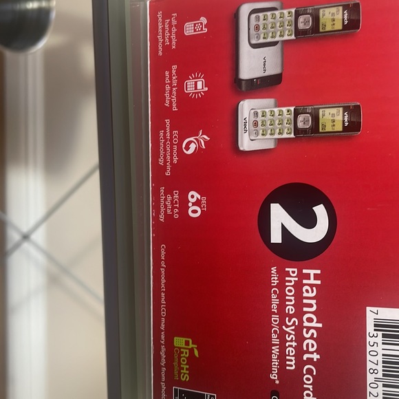 VTech 2 Handset Cordless Phone System with caller ID and call waiting. - Picture 4 of 4